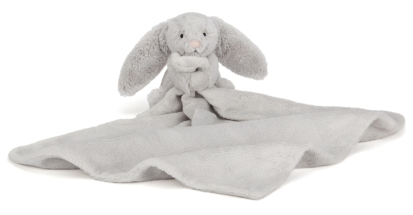 Jellycat Doudou Lapin Bashful Gris